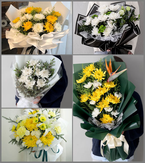 江苏南通如东市掘港街道野营角村白事花束代送